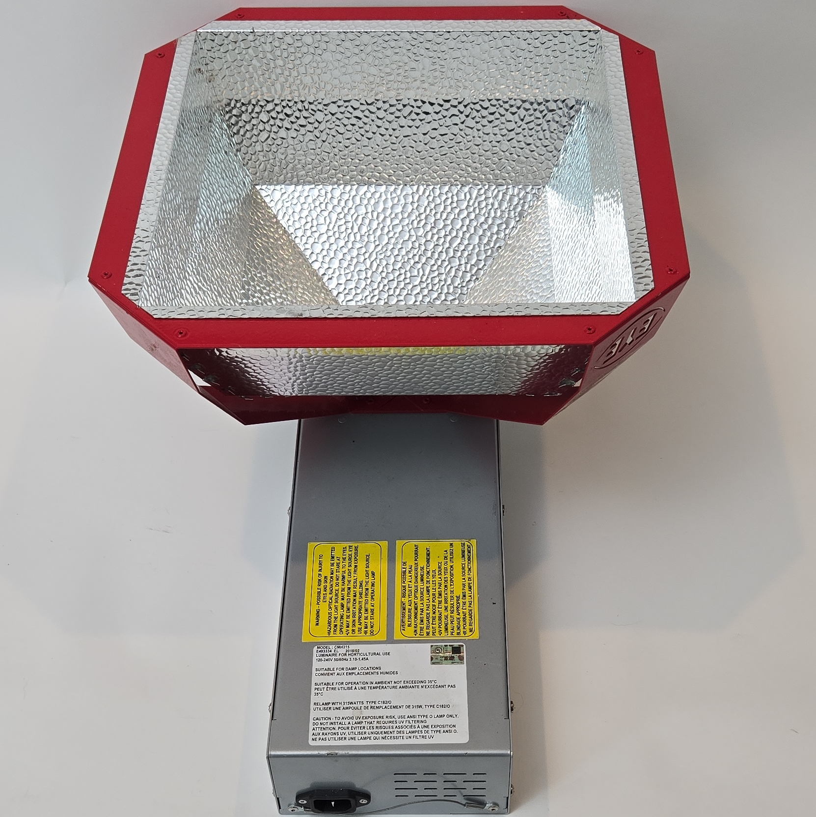 EYE Hortilux CMH315 315W HID Full Spectrum Grow Light 120-240V Ballast/Hood