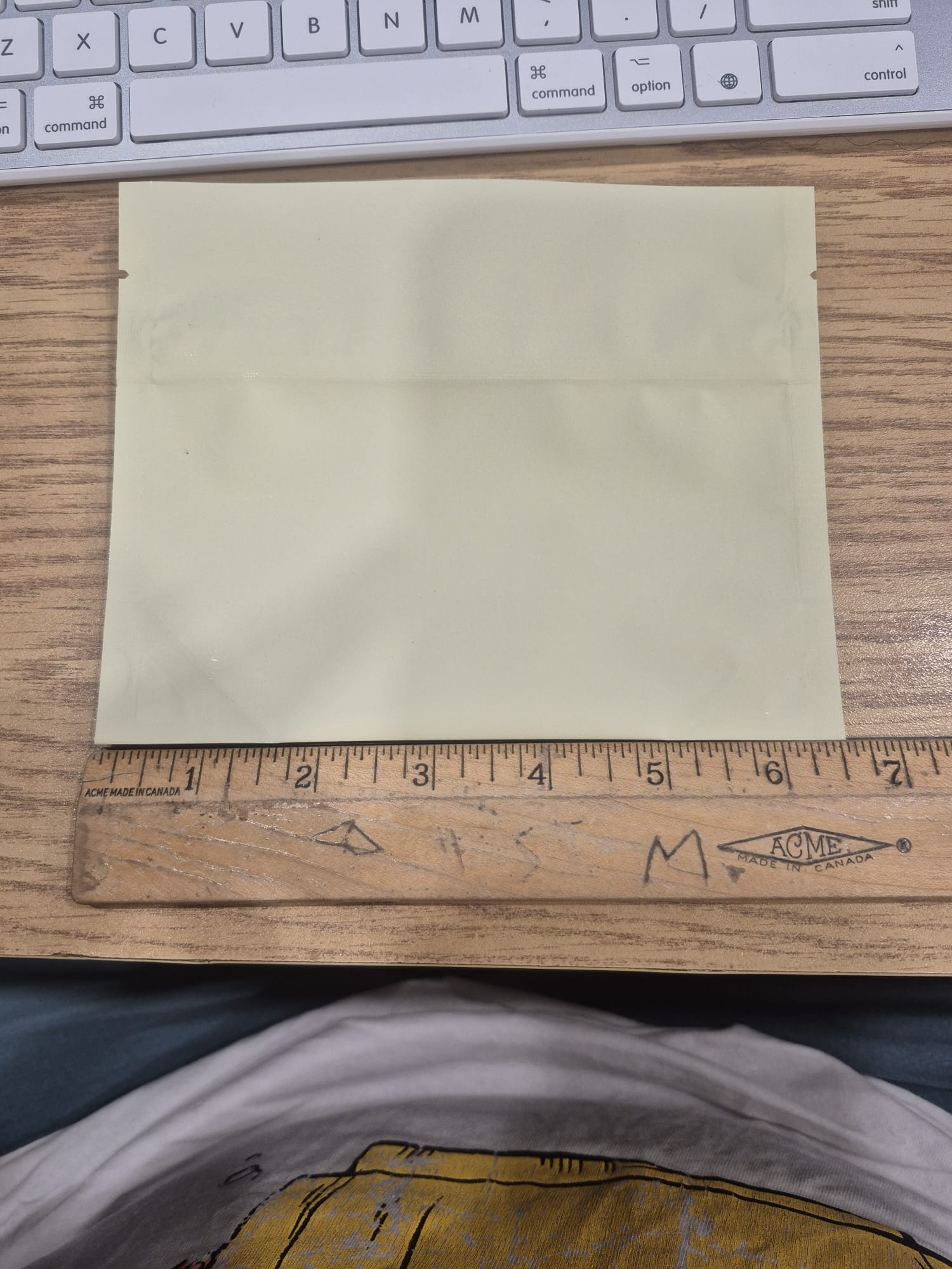 6.5" × 5.2" + 2.5" Gusset Stand-Up Pouch (New)