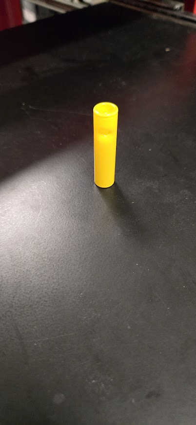 Solid Yellow Glass Filter Tips (10 x 40 mm)