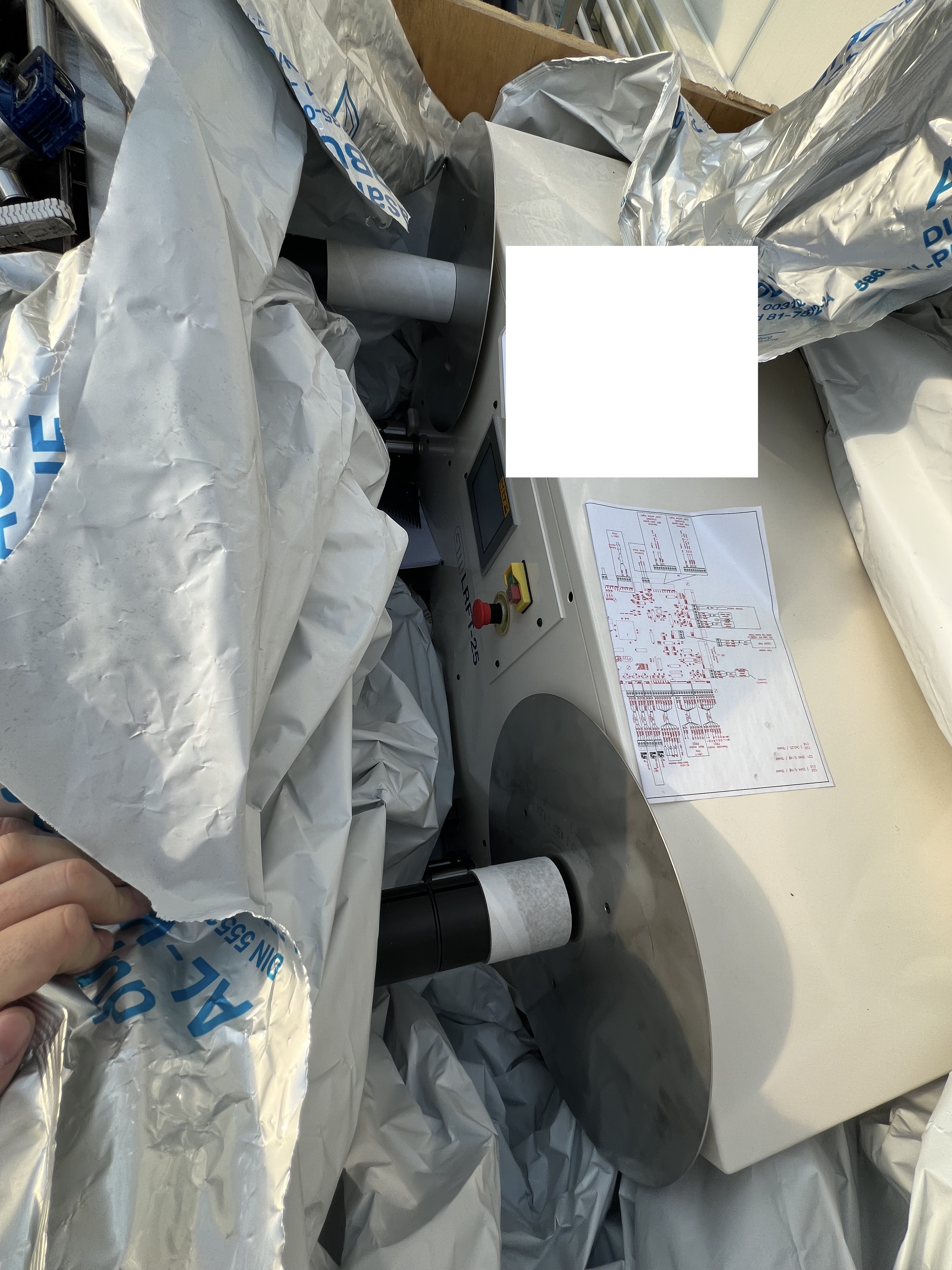 Grafisk Maskinfabrik Inspection Rewinder LRFT25