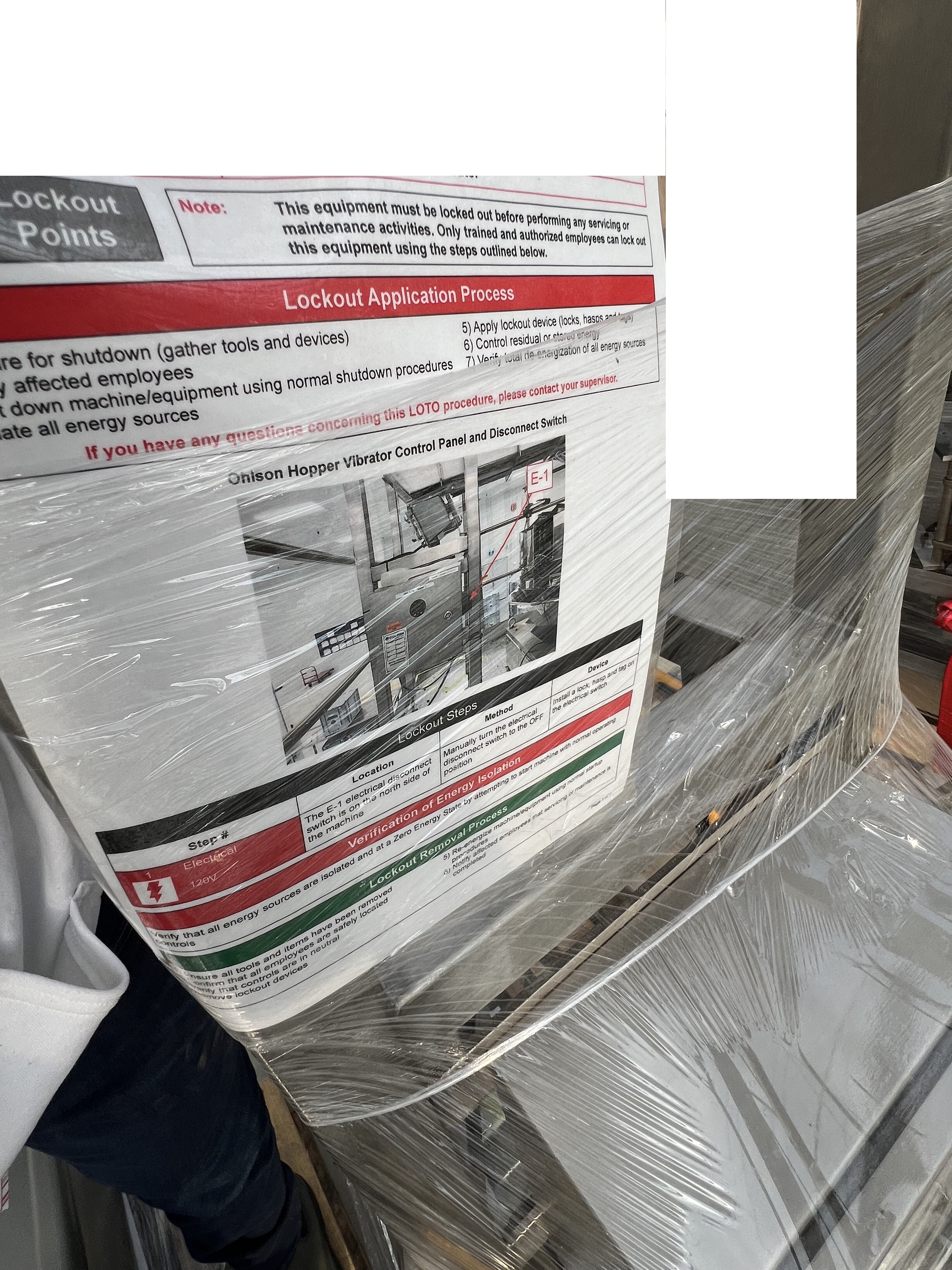 Ohlson Bag Filling Line with  Hopper Vibrator