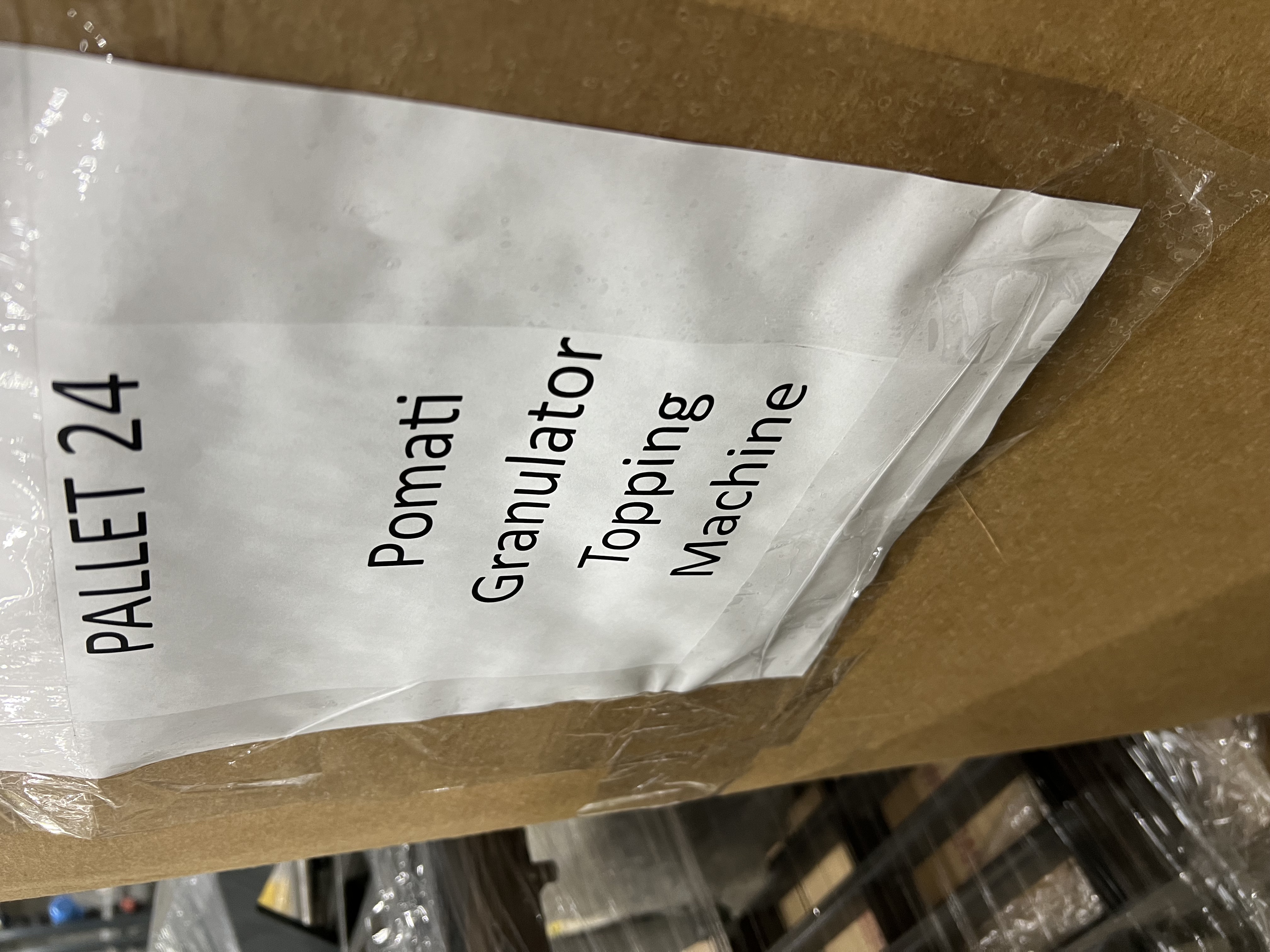 Pomati Granulator Topping Machine