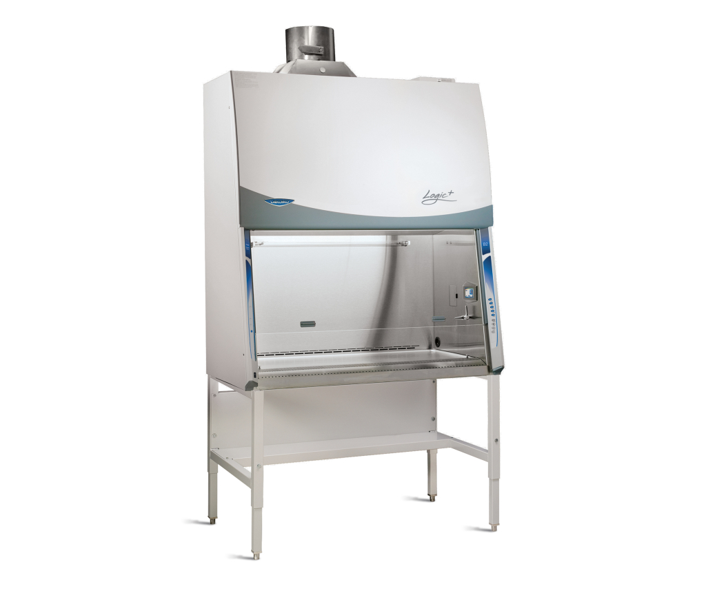 Labconco 6\\\" Purifier Logic+ class II type B2 biosafety flow cabinet with accessory package and base stand
