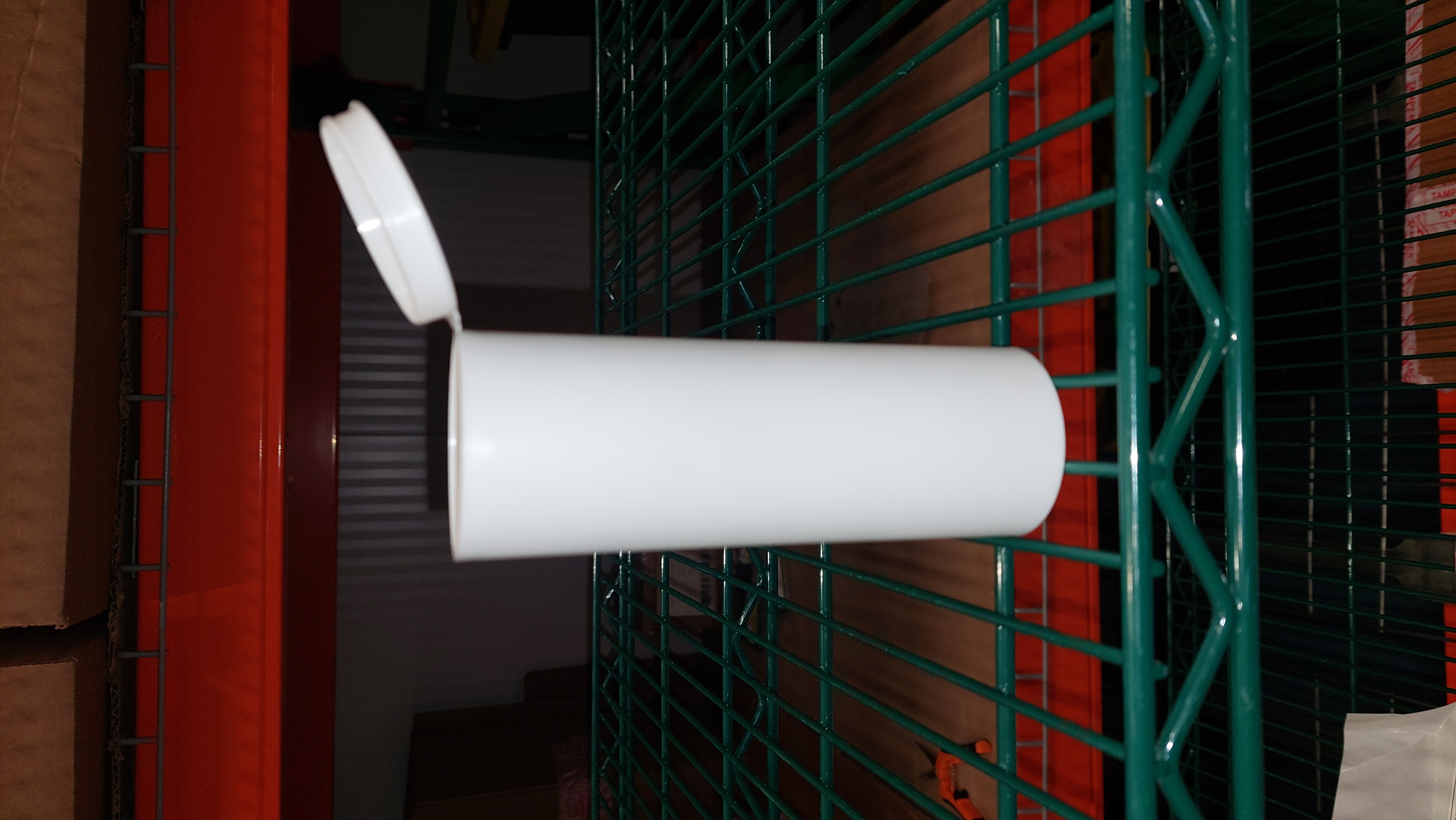 60 dram white cr pop top tubes