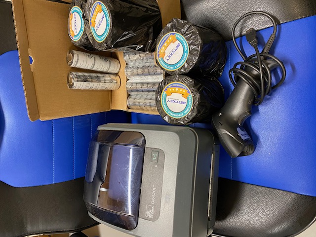 Zebra printer with a MunByn Scanner