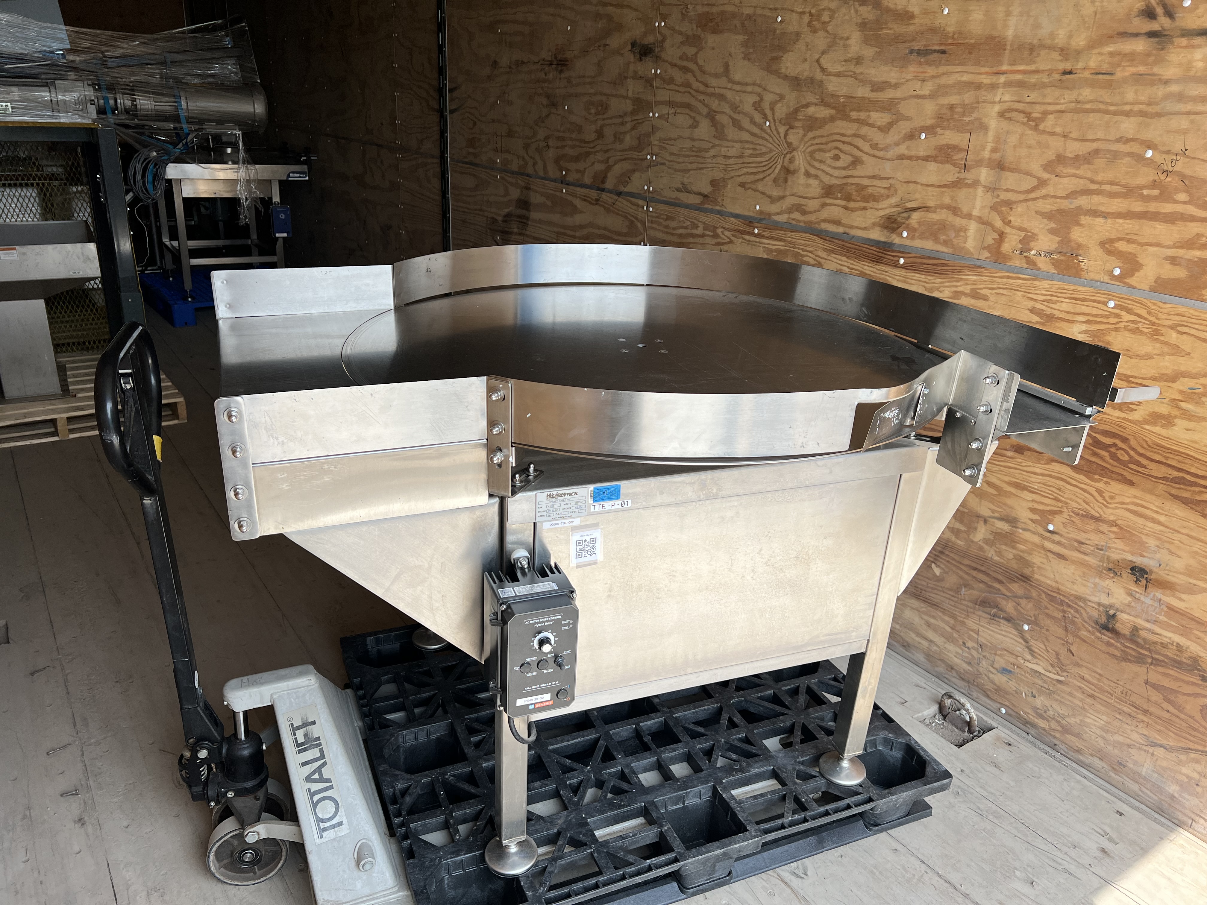 Weighpack/Paxiom 48 inch Rotary Accumulator Table