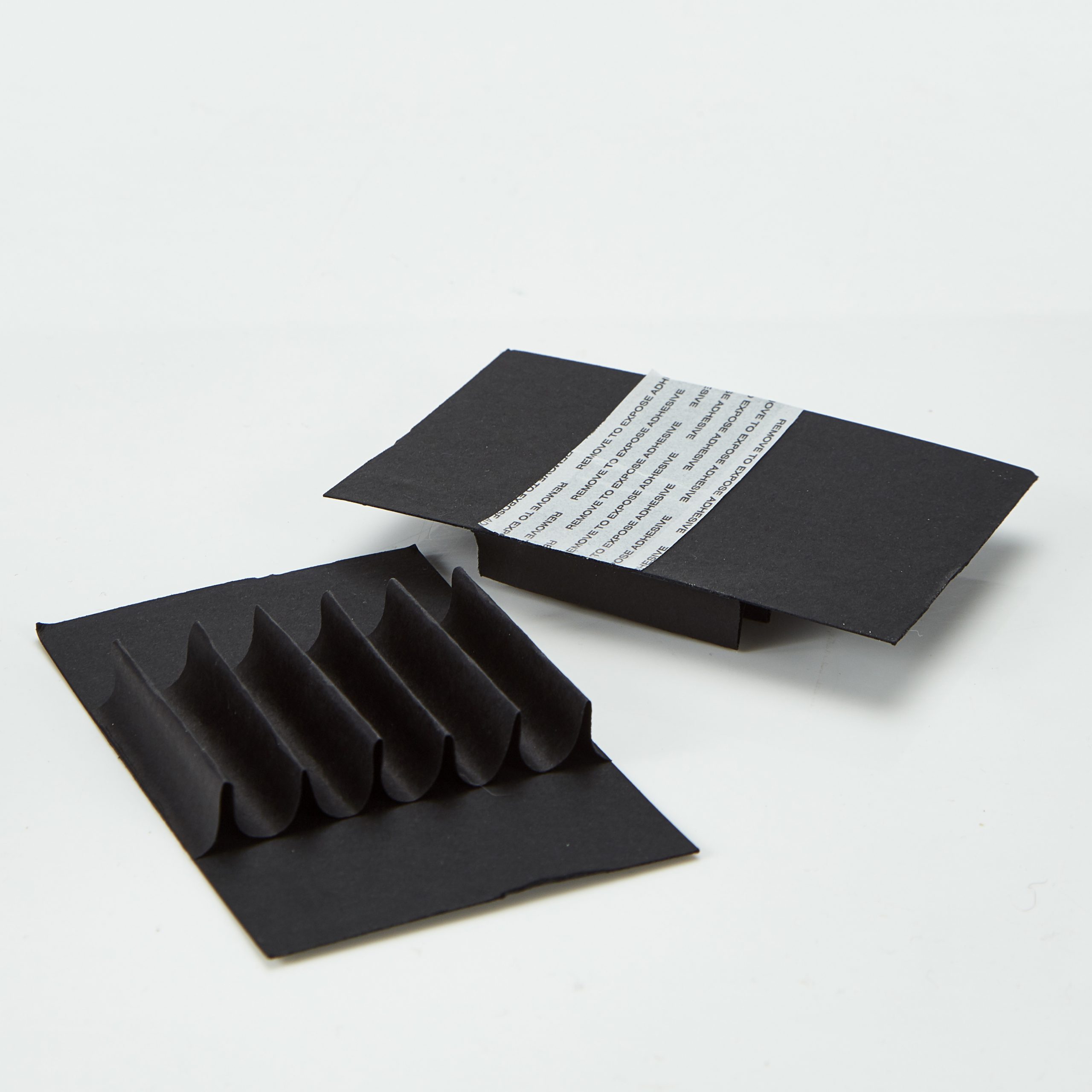 CRATIV Black 5 Fluted Paper Inserts for Pre-Rolls