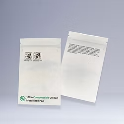 White mylar bag 5x7 no gusset