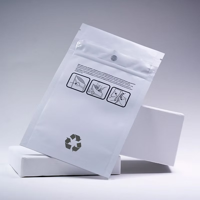 White mylar bag 3x5x1