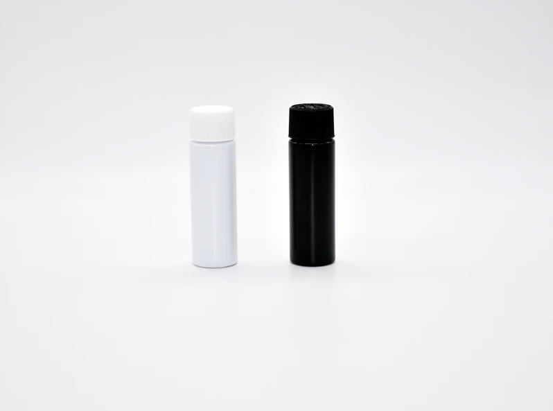 White two-piece pre-roll tubes 30ml