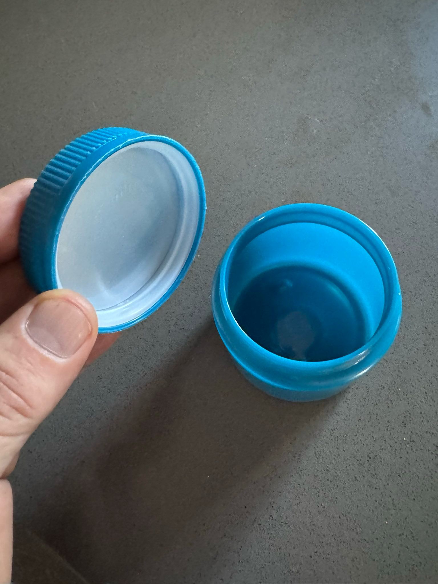 Blue PET Flower Jars