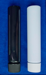 White two-piece pre-roll tubes