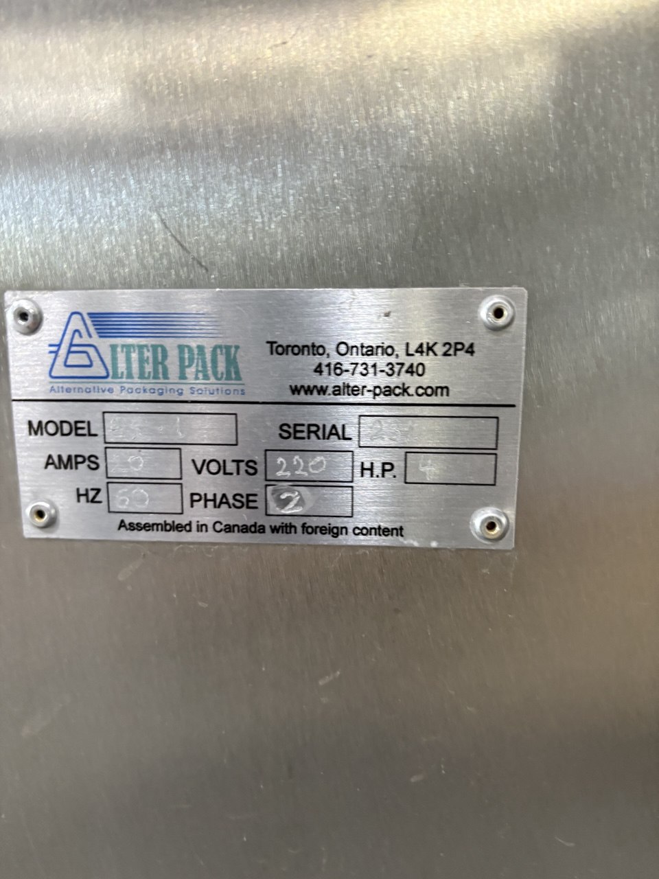 Alter Pack automated Preroll machine — rotary cup filling and sealing