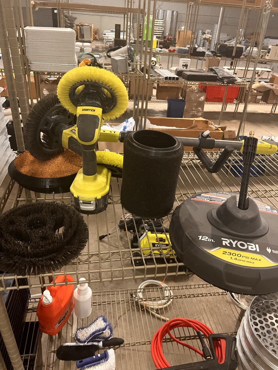 RYOBI 1900 PSI 1.2 GPM Cold Water Wheeled Electric Pressure Washe