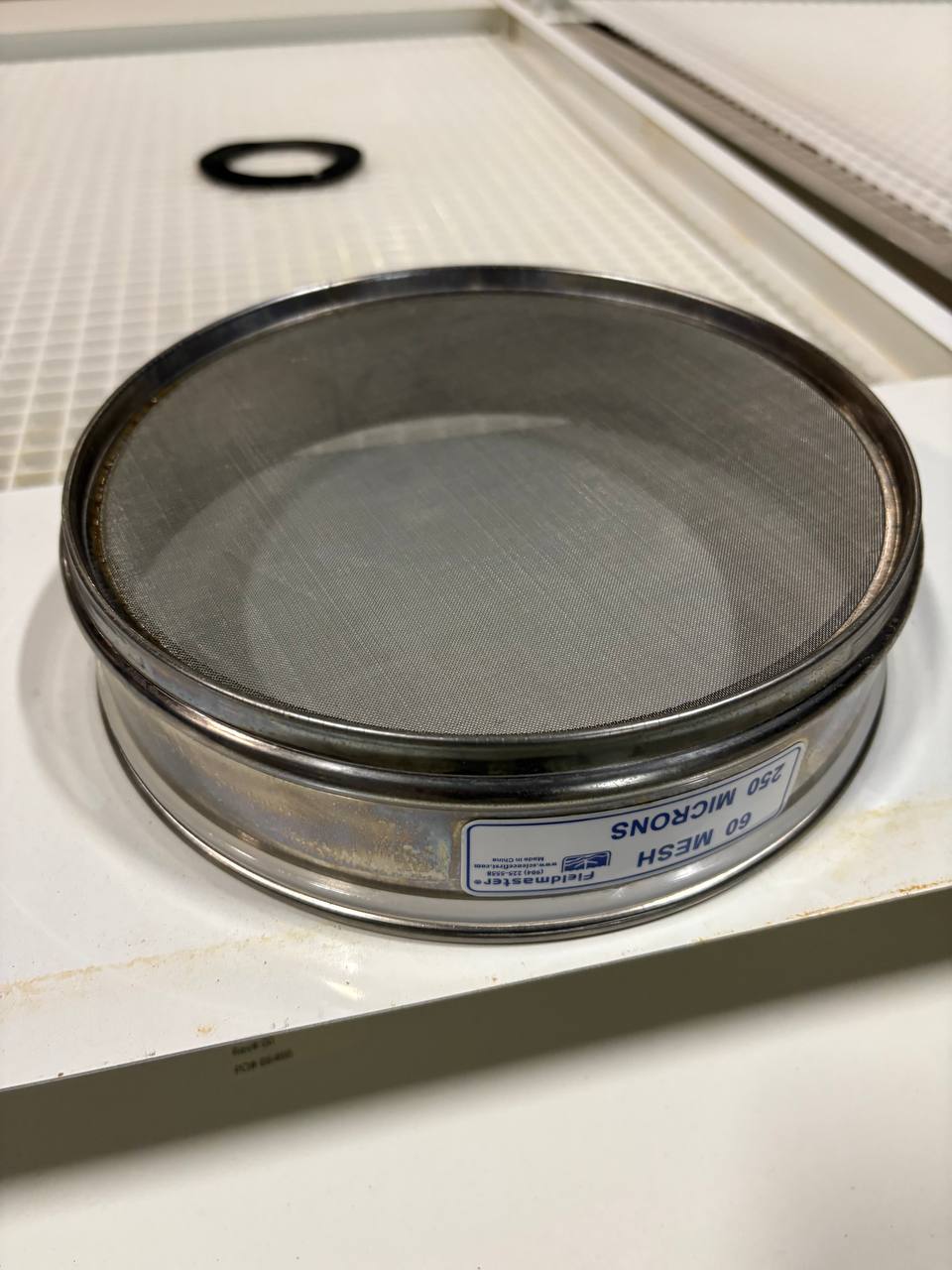 Metal Sieve, US Standard 60 mesh (250um), Fieldmaster