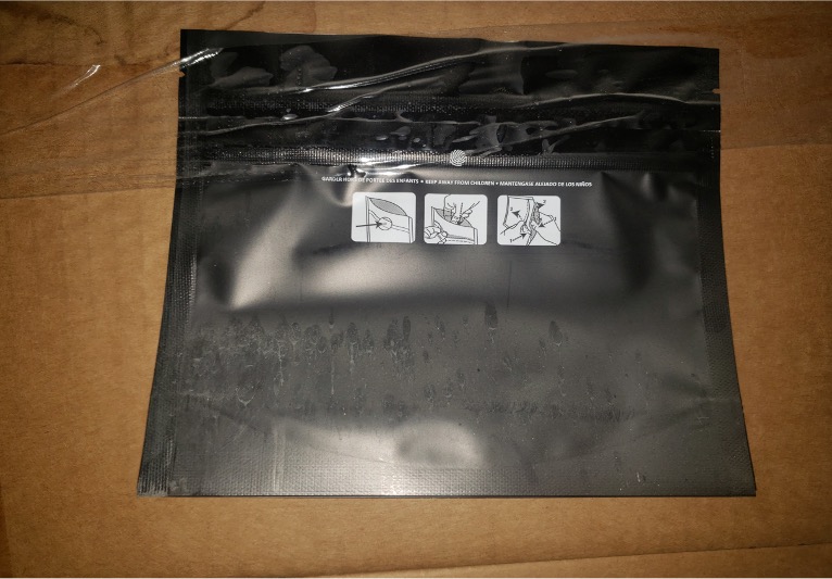 Black Pouch - 6.75 x 6x2.36 inch gusset