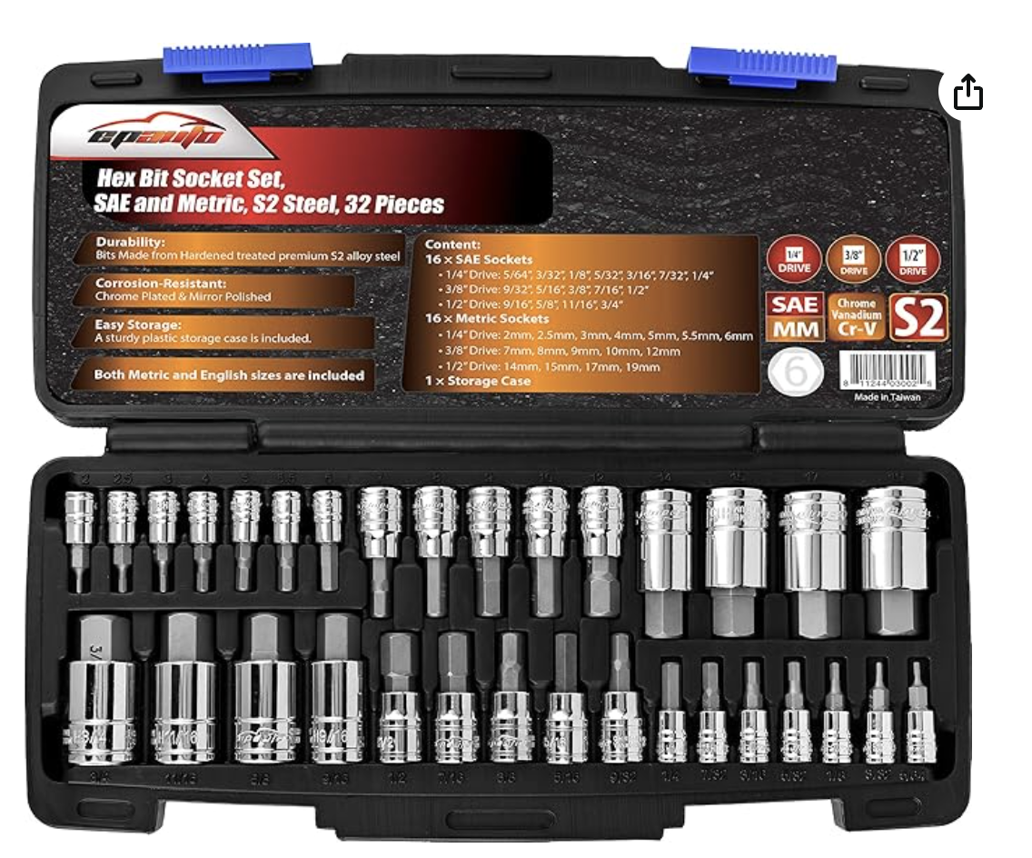 Epauto 24 Piece Socket Set