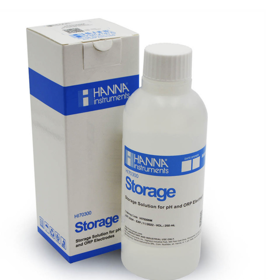 Electrode Storage Solution for pH/ORP (500 mL) HI70300L - Hanna Instruments