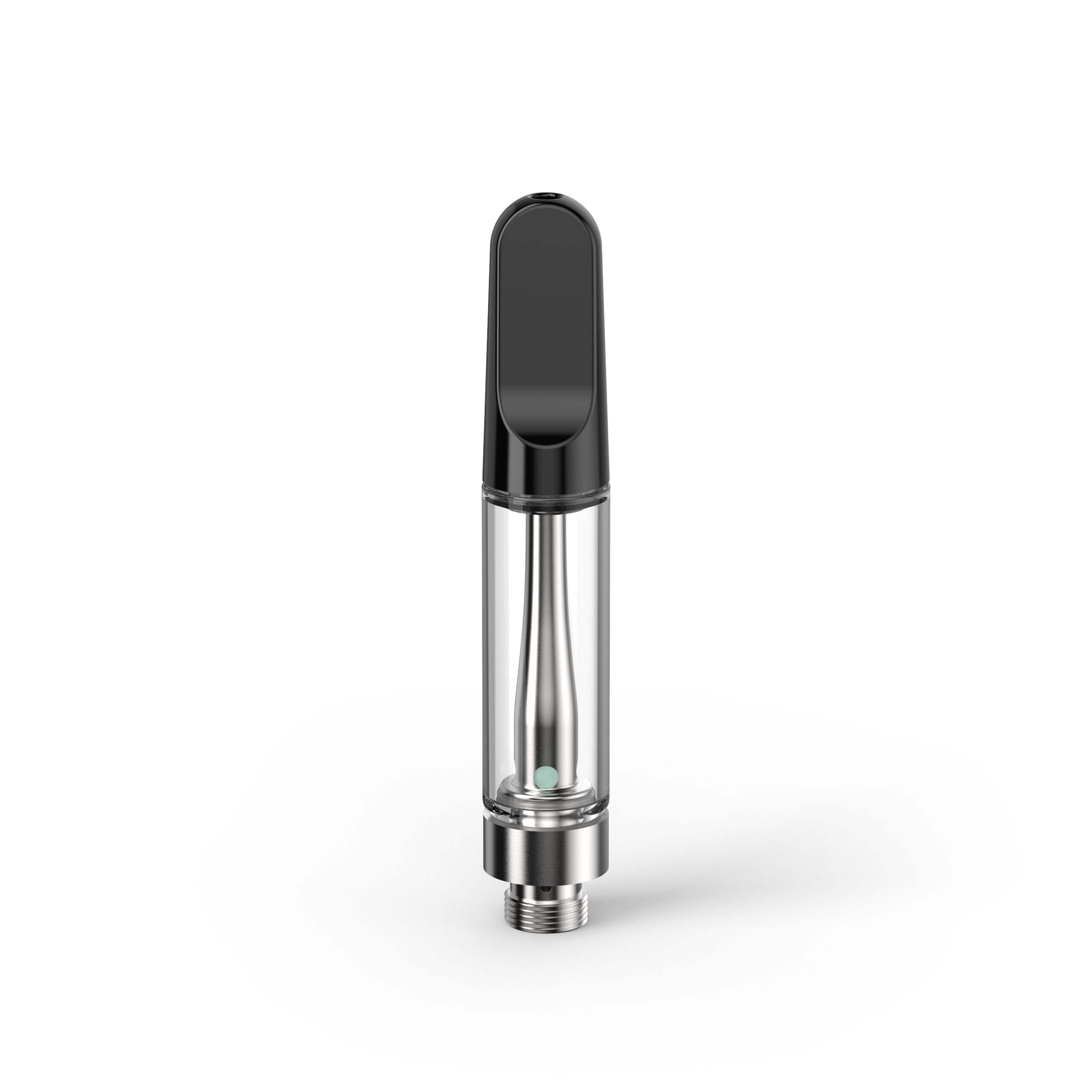 Vape Mouthpiece-L6-Press-Fit (SSA)-Ceramic (Black)-Tapered