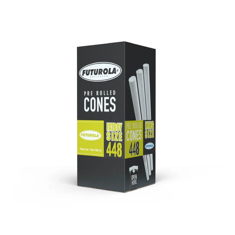 Futurola  Pre-Roll Cone-(120mm x 30mm) Natural Brown