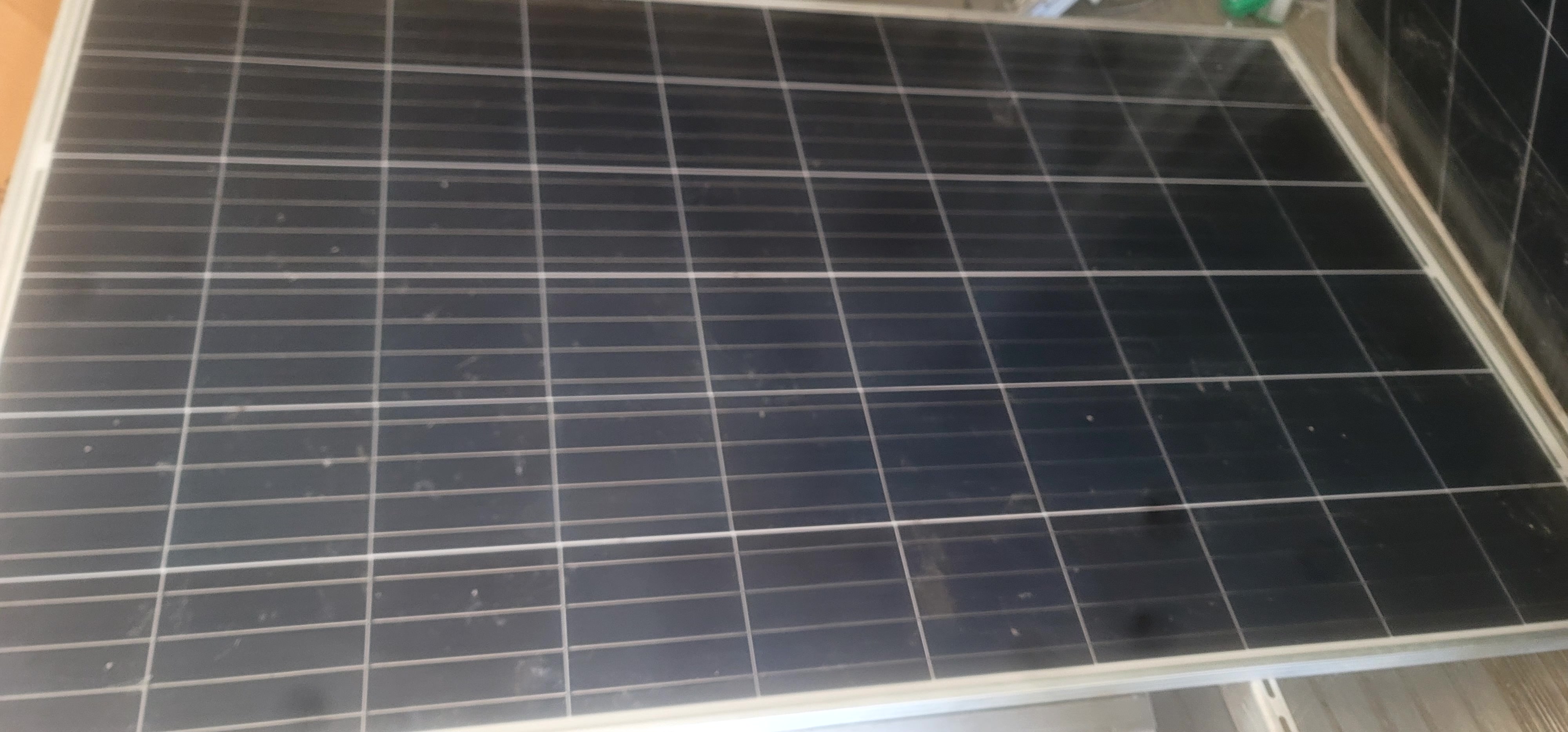 Solar panels with batteries