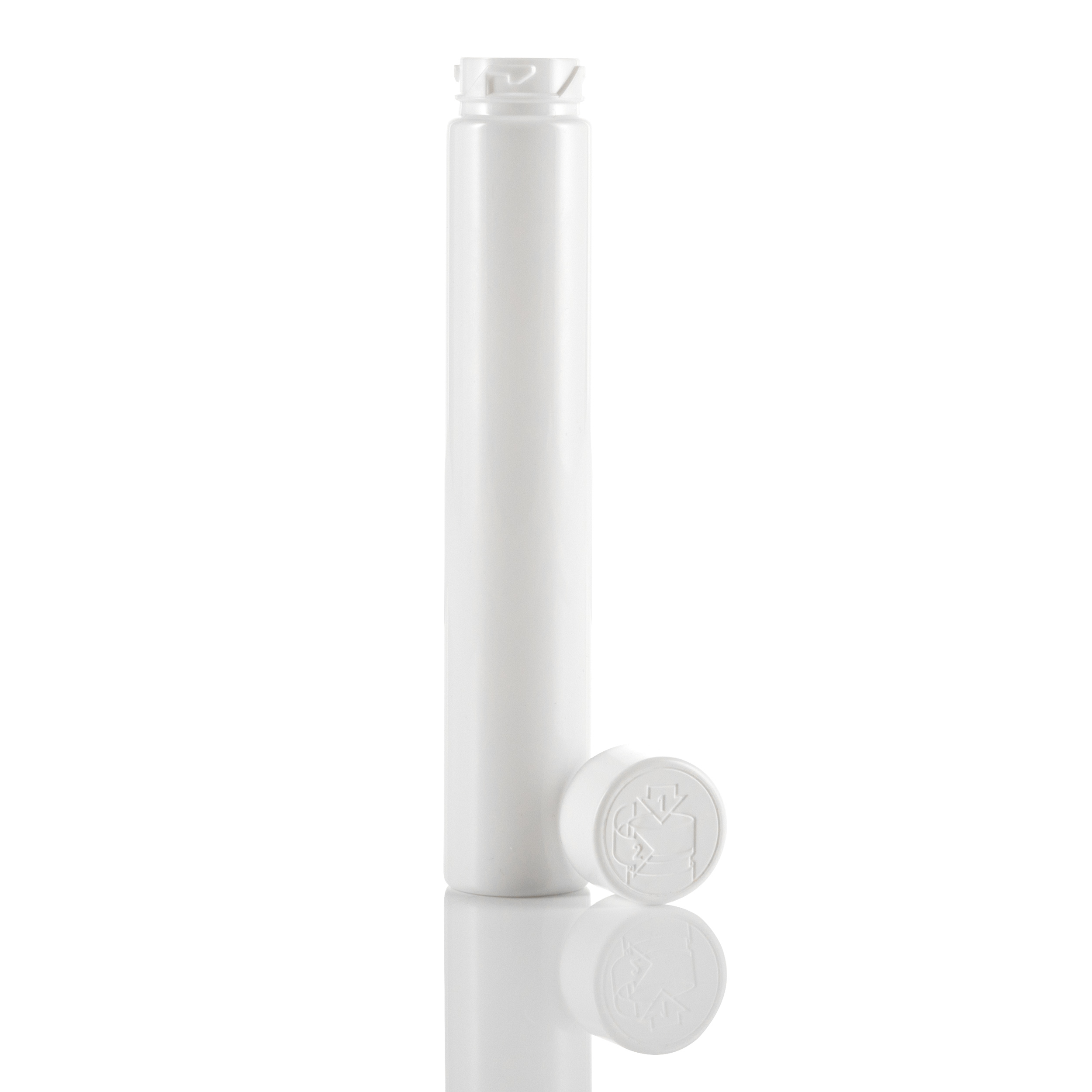 White Screw Top Tube