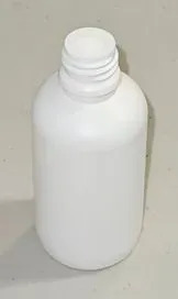 Roy & Leclair White 60 mL Dropper Fitment Style Boston Round with an 18mm Tamper-Evident Finish