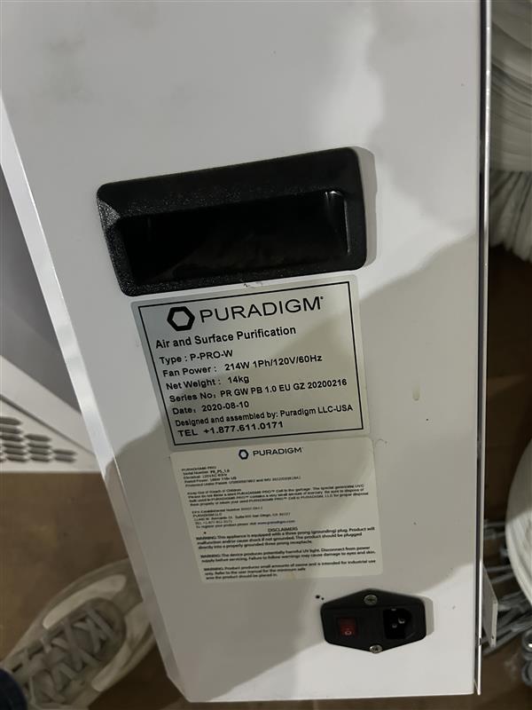 Puradigm Air Surface Purification P-PRO-W 