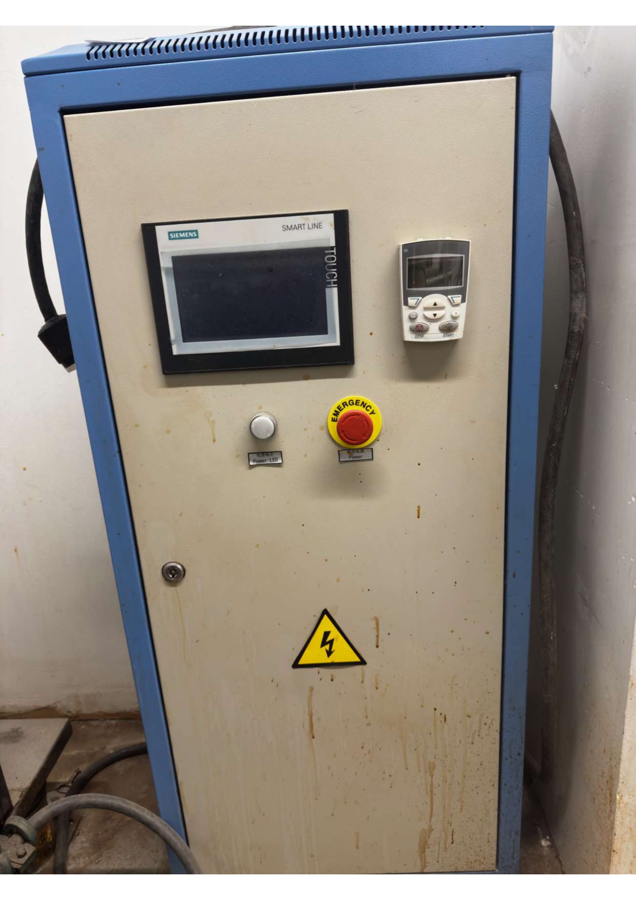 Industrial Process Chiller / Pump Control Cabinet with Siemens HMI